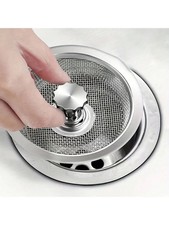 1PC Kitchen Stainless Steel Sink Strainer Replacement Waste Plug Basin Drain UK