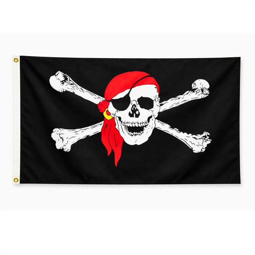 Large pirates flag jolly - pirates,