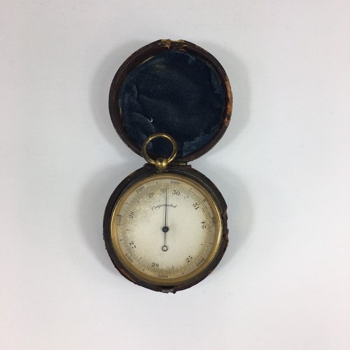 Antique cased brass - cased, pocket