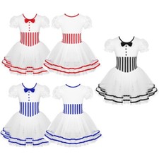 Girls Short Puff Sleeve Ballet