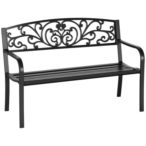 Outsunny metal garden bench - outsunny,