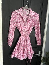 Zara Pink Floral Cotton Dress