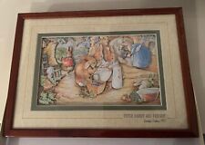 Beatrix Potter 3D Decoupage Peter Rabbit & Friends Ltd Ed, Framed, John Ellam