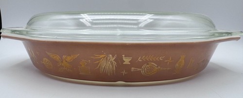 Pyrex early american brown - pyrex,