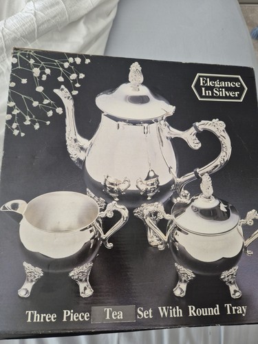 Vintage silver plated tea - vintage,