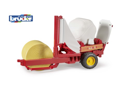 Bruder hay bale wrapper - wrapper, w/