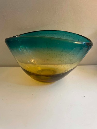 Vintage studio art - glass, bowl