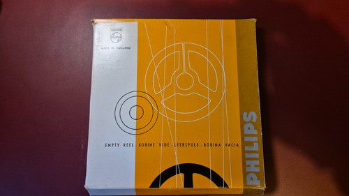 Vintage philips magnetic - philips, reel