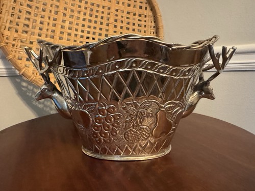 Pottery barn silver toned - pottery, silver-toned