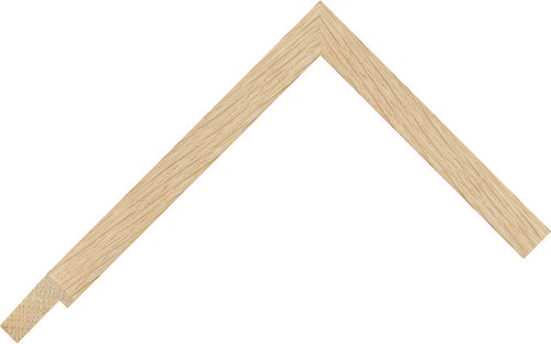 16mm wide natural flat wood - natural,