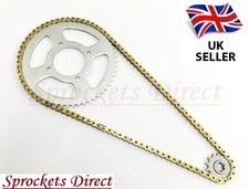 Suzuki RV125 K3-K6 Van Van GOLD Chain and Sprocket Heavy Duty '03-06 models