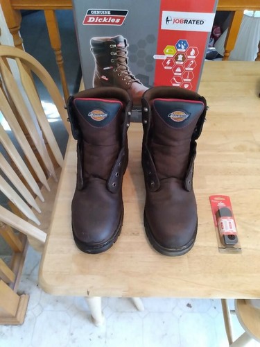 Dickies steel toe work boots - steel,