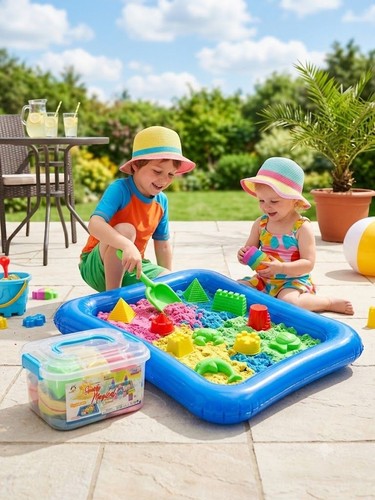 Color play sand - with, 11