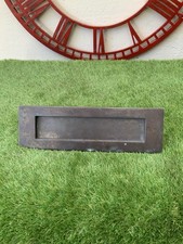 Large Vintage Brass Letter Box