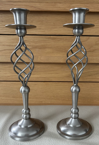 Pair vintage barley twist - "barley, twist"