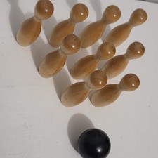 Mini Wooden Table Skittles