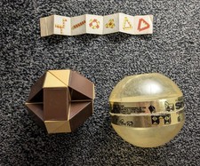 Vintage Rubik's Snake Cream &