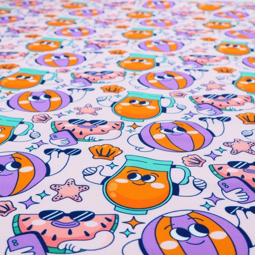 Summer motif upholstery fabric - upholstery,