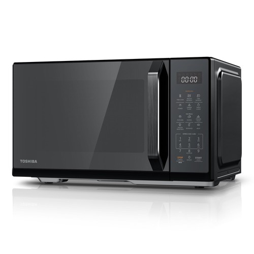 Toshiba black mirror microwave - black,