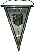 SV TRANSVAAL - SURINAME -Pennant - Fabric - Size 37 cm x 24 cm - Argentina