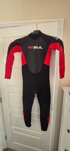 Childs black red gul wetsuit - childs, black/red