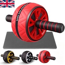 Pro Abs Roller Exercise Wheel Abdominal Core Strength Workout Muscle Cruncher
