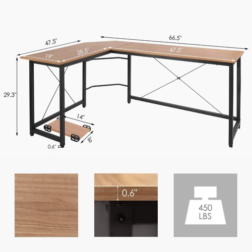 Shaped desk for gaming - desk,