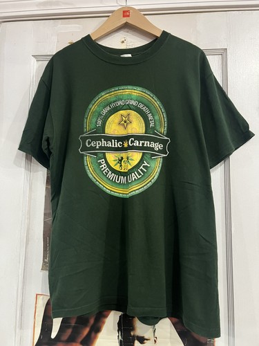 Vintage cephalic carnage shirt - cephalic,