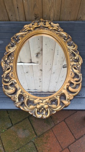 Gorgeous vintage gold cherub - gorgeous,