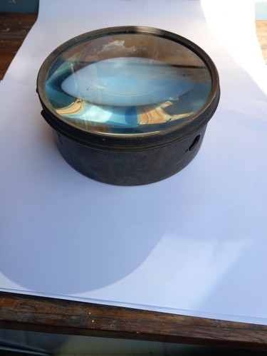 Brass magic lantern - lantern, projector