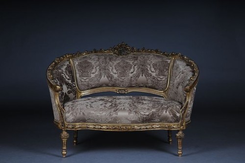 Decorative french sofa - decorative, in