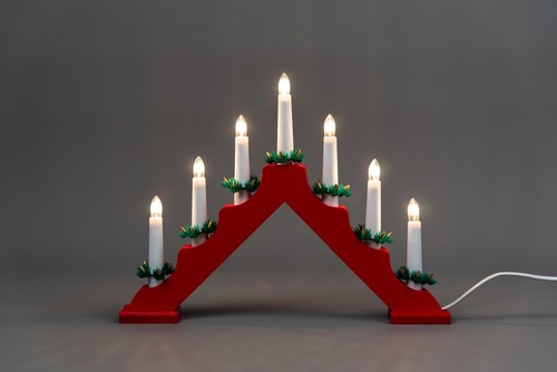 Christmas candle bridge arch - candle,