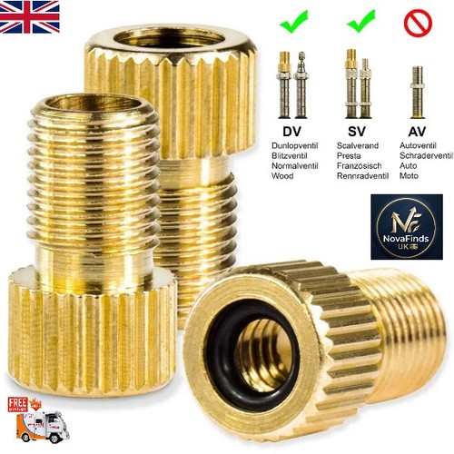 Brass adaptor presta to - 2,