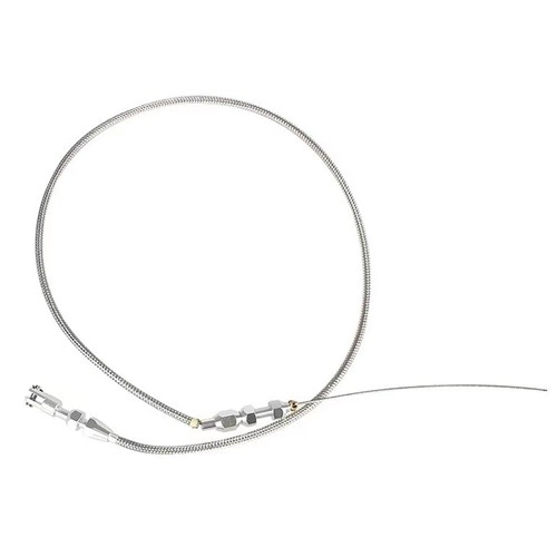 36in braided throttle cable - 36in,