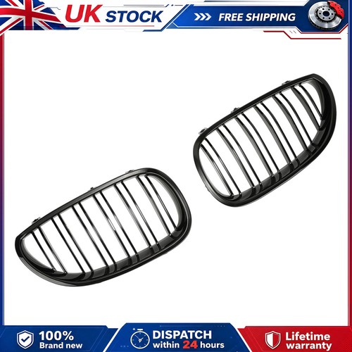 Gloss black dual slats kidney - gloss,