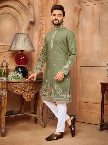 Men ethnic silk blend - men’s,