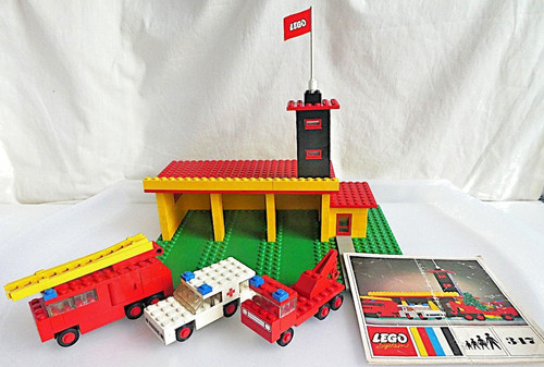 Lego set 347 - fire, station