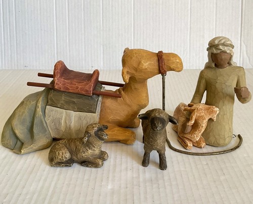 Willow tree nativity - tree, camel
