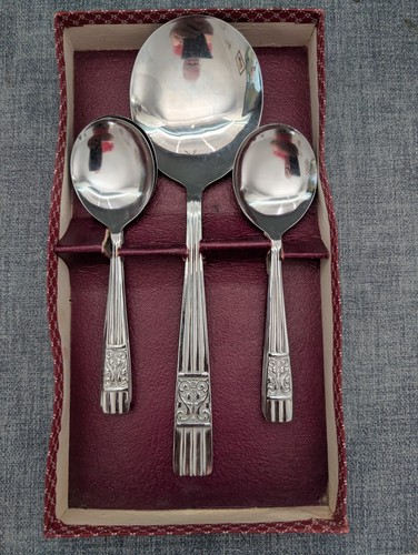 Vintage unity spoon set nickel - unity,