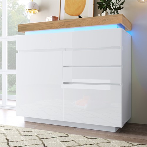 Sideboard with led high - with,
