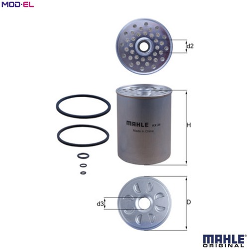Fuel filter 24d for - kx, 4da