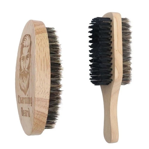 Wooden beard brush comb - beard,