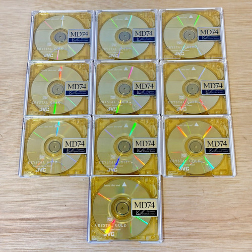Minidiscs crystal gold jvc - crystal,