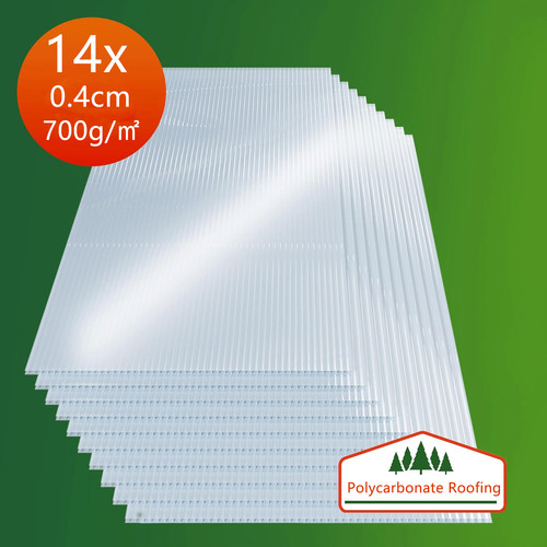 14pcs polycarbonate roofing - 14pcs,