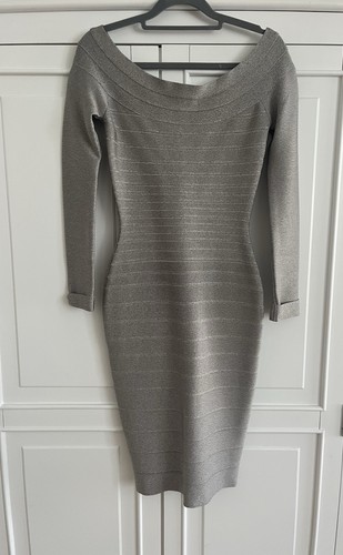 Sexy silver grey hervé leger - silver,