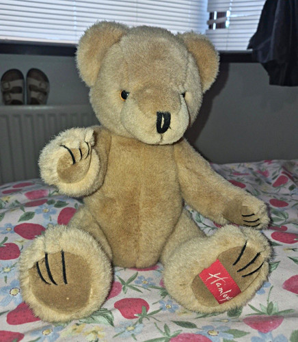 Hamleys beige plush teddy - beige,