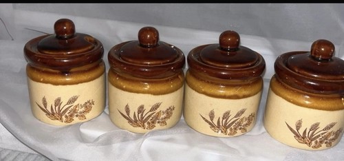 Vintage stoneware condiment - vintage,