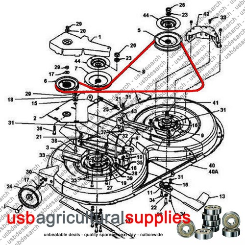 Mtd lawnflight 754 0443a - mtd, deck