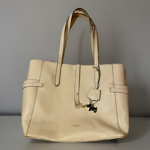 Radley white handbag - handbag, with