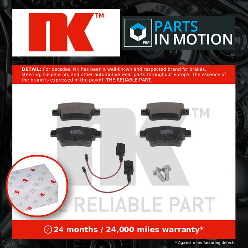 Brake pads set - fiat, punto
